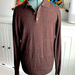 Men’s Dockers Rich Brown Sweater.  Size L/G